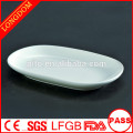 oval ceramic/porcelain butter plate/bread plate